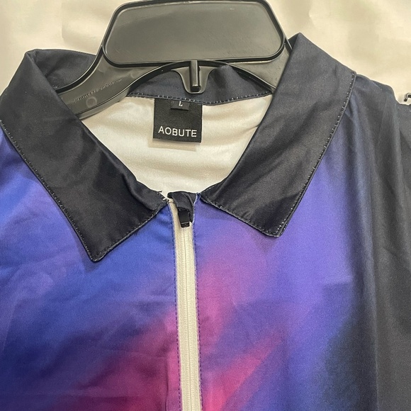 AOBUTE Womens Golf/Tennis Dress Sleeveless Size Large Tie Dye NWOT - Picture 2 of 10